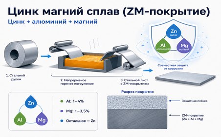Цинк магний сплав (ZM-покрытие) что это и чем лучше обычного цинкования