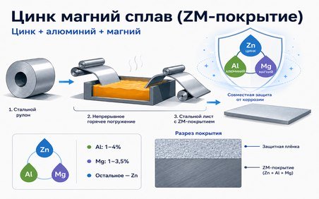 Цинк магний сплав (ZM-покрытие): что это и чем лучше обычного цинкования